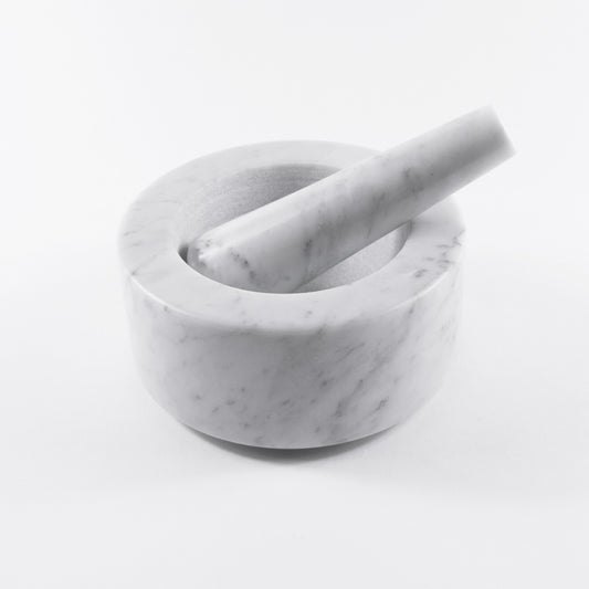 carrara mortar and pestle